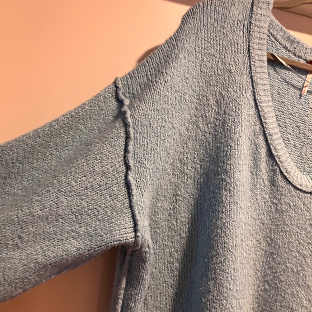 Free People Blue Sweater - Picture 3 of 3